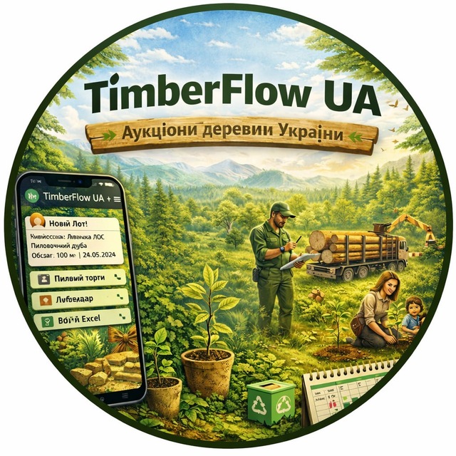Логотип TimberFlow UA